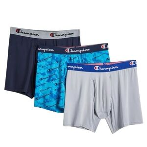 CHAMPION Men’s Lightweight Stretch Boxer Briefs - 3 Pack  Size: L